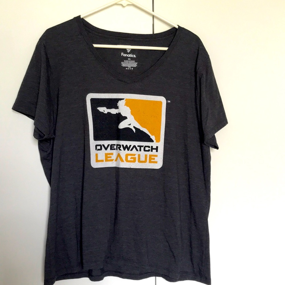 Overwatch League (OWL) Ladies V-Neck Shirt size 3XL - Near New! Gamer Girl!